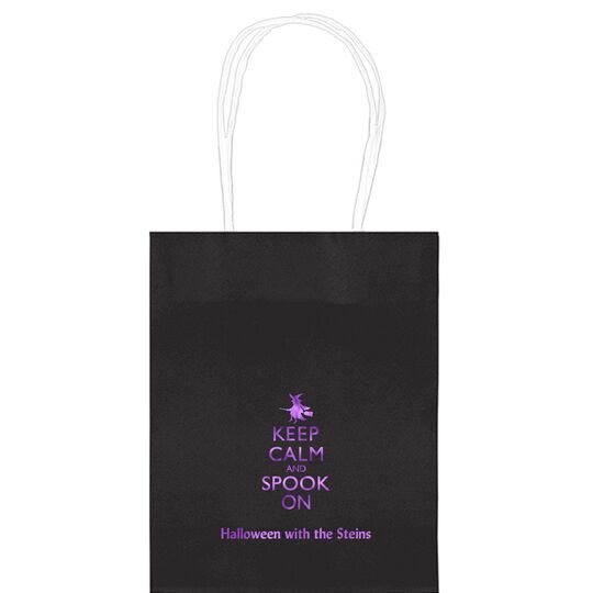 Keep Calm and Spook On Mini Twisted Handled Bags